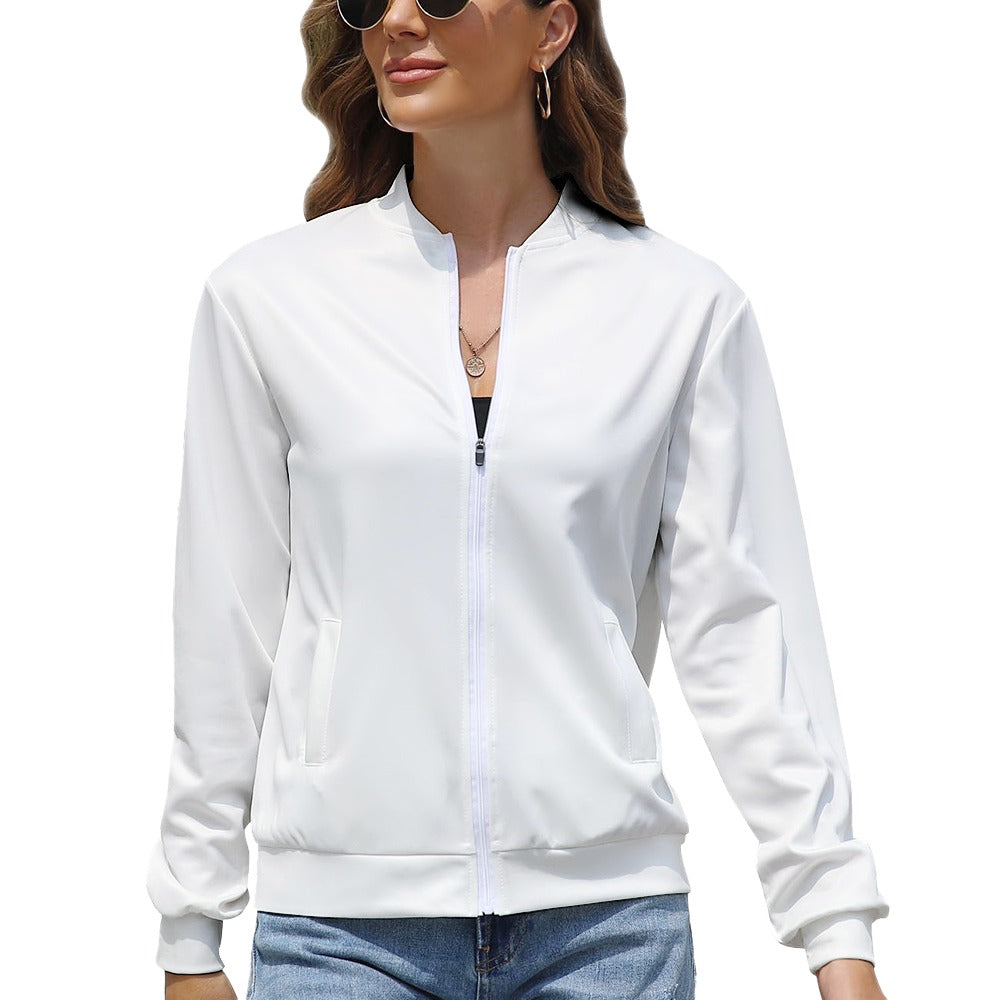 Women's Long Sleeve Zip-Up Jacket  Doce Cereja Oficial