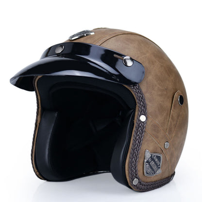 Optimize product title: Retro Male Motorcycle Helmet