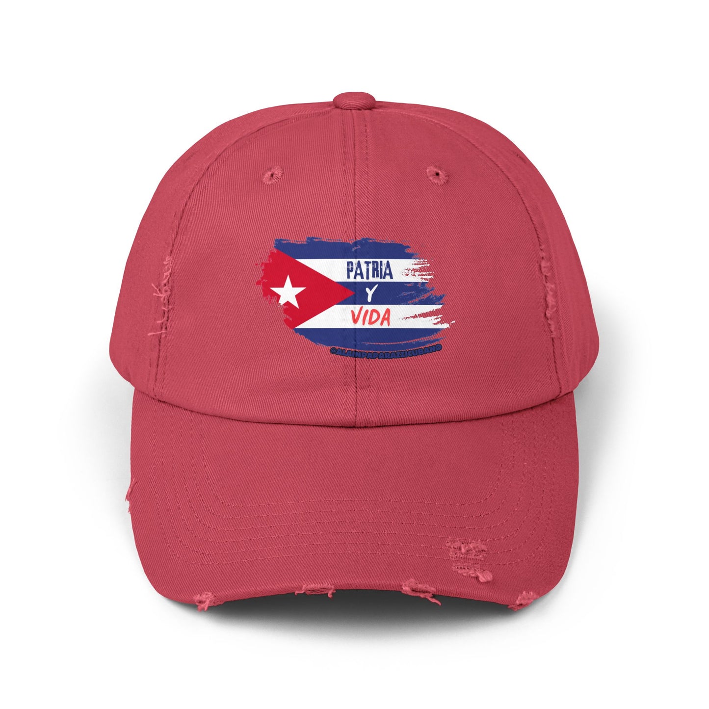 🧢 Gorra Distressed de Alain Paparazzi Cubano 🧢