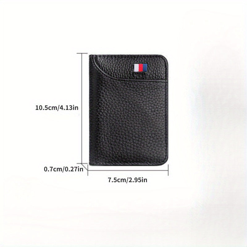 Men's Minimalism PU Leather Credit Card Wallet