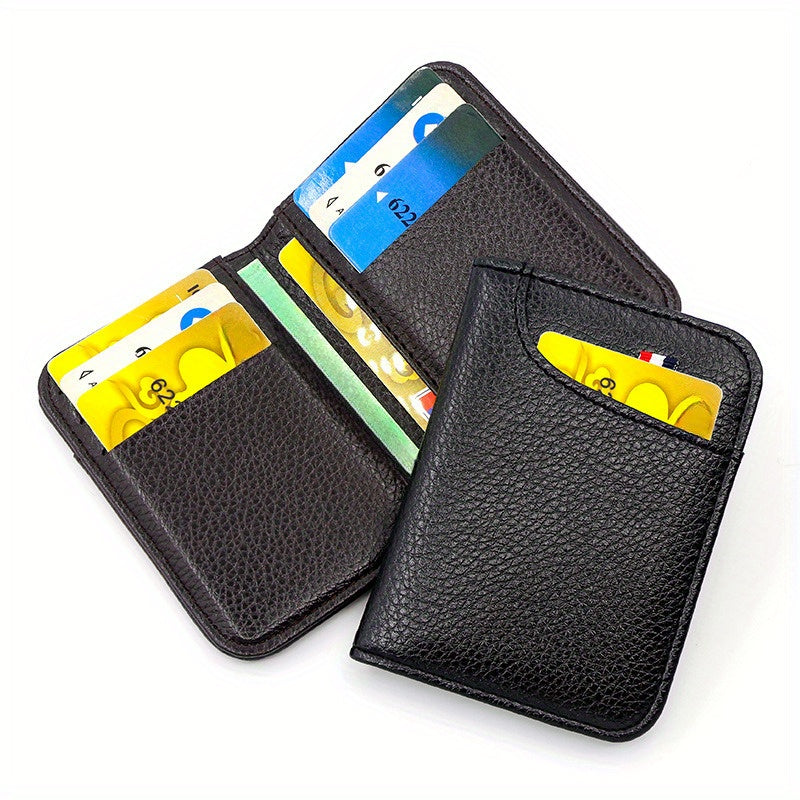 Men's Minimalism PU Leather Credit Card Wallet