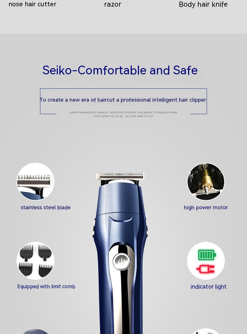 Electric Multifunctional Eyebrow Knife Nose Hair Trimmer Base Hair Clipper