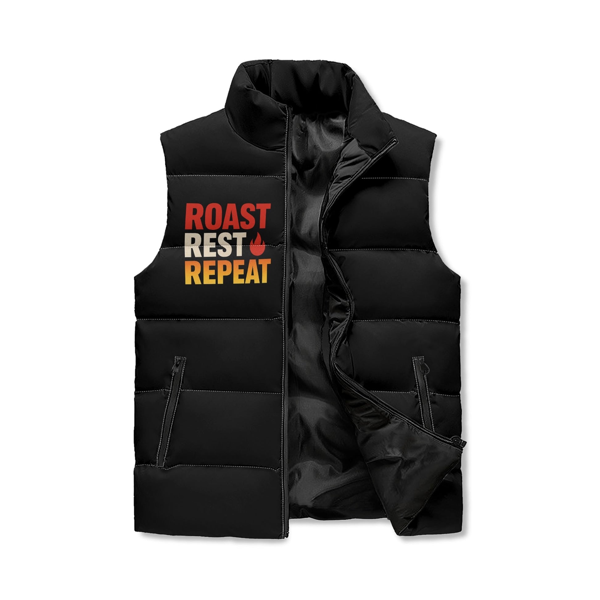 Unisex Zip-Up Puffer Vest  Everyday Warmth
