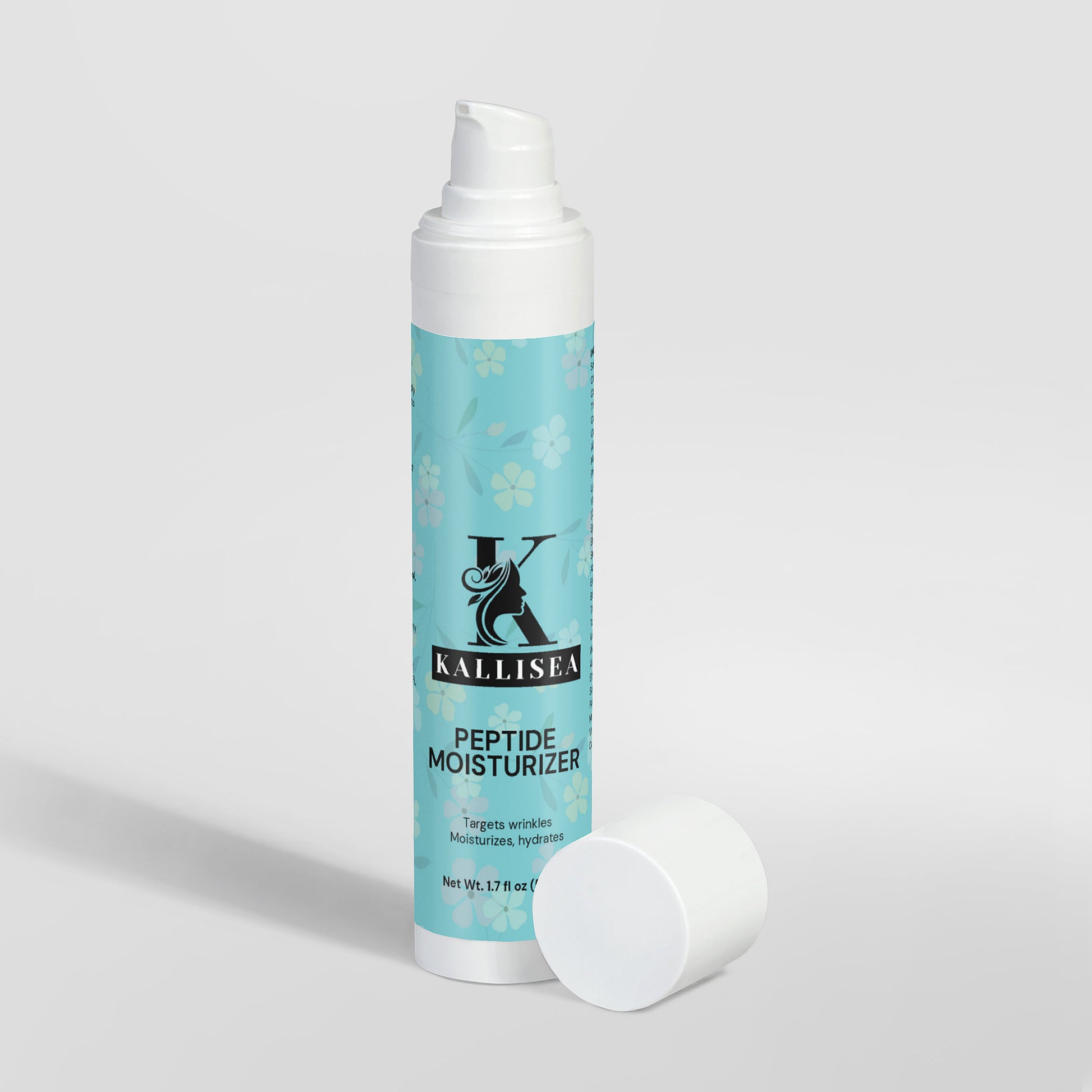 Kallisea Peptide Moisturizer  Anti Aging Face Cream with Cranberry, Aloe, Neem & Moringa   Hydrating Daily Cream for Fine Lines & Skin Repair   Fragrance  Free & Clean Beauty Formula, 2 oz