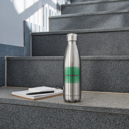 Insulated Stainless Steel Water Bottle - silver