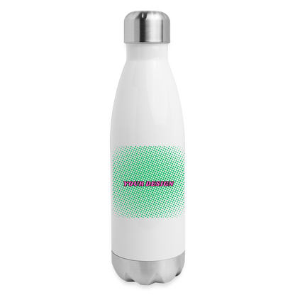 Insulated Stainless Steel Water Bottle - white