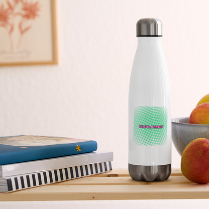 Insulated Stainless Steel Water Bottle - white