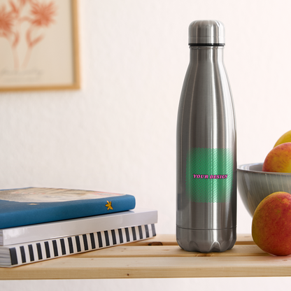 Insulated Stainless Steel Water Bottle - silver