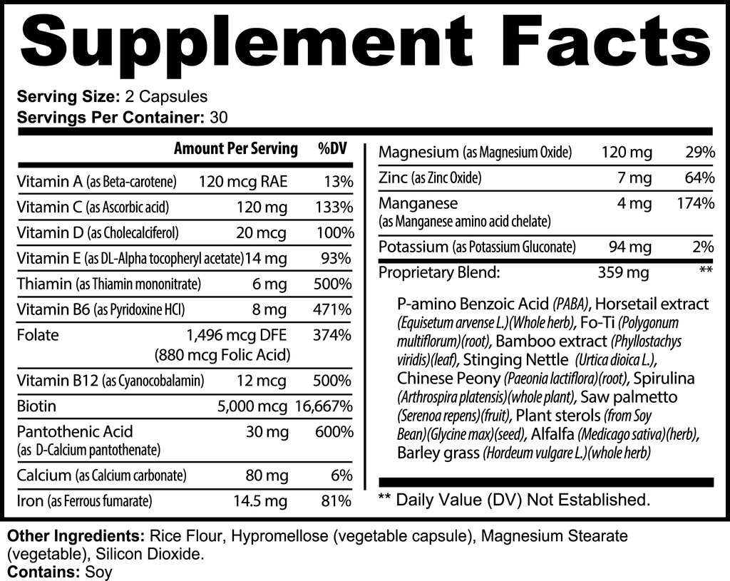 Kallisea Hair, Skin & Nails Gummies   Biotin, Collagen, Zinc & Vitamins A, C, D & E   Beauty Support for Glowing Skin, Strong Nails & Healthy Hair   Gluten Free, 60 Strawberry Gummies