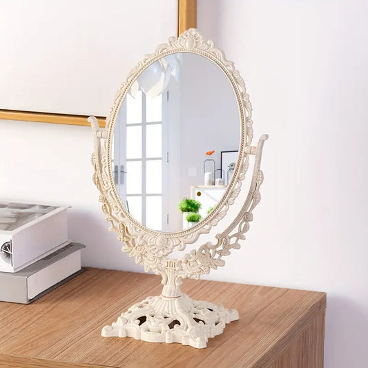 Retro Double Sided Mirror Vanity Makeup Mirror Princess Mirror