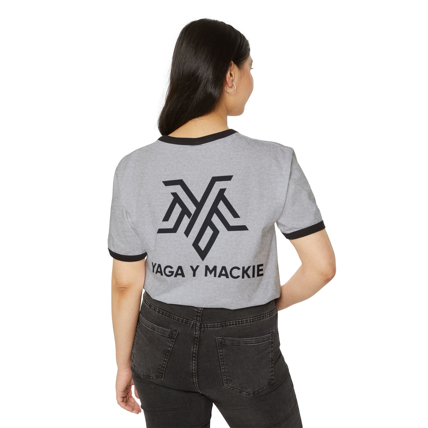 👕 Camiseta Unisex Estilo Ringer - Edición Especial Yaga & Mackie 🎶