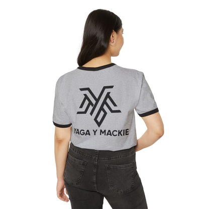 👕 Camiseta Unisex Estilo Ringer - Edición Especial Yaga & Mackie 🎶