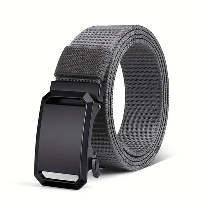 Premium Canvas Belt Automatic Buckle Men's & Women's Tactical Belt