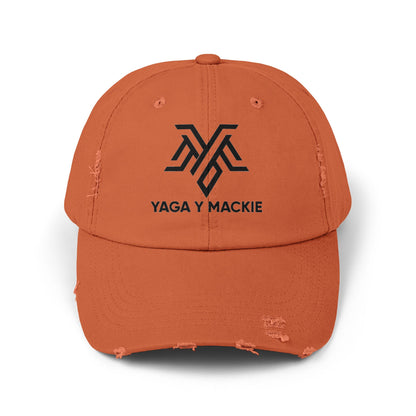 🧢 Gorra Unisex Estilo Distressed - Edición Especial Yaga & Mackie 🎶