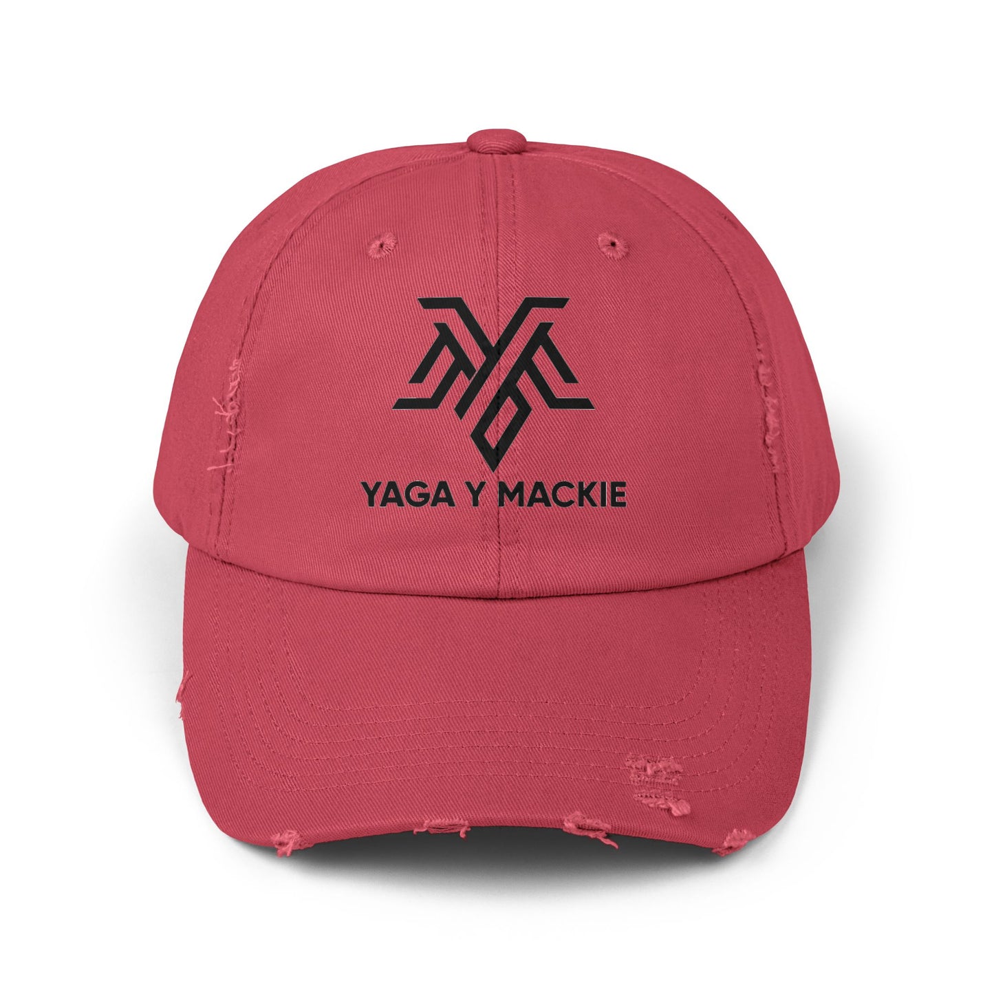 🧢 Gorra Unisex Estilo Distressed - Edición Especial Yaga & Mackie 🎶