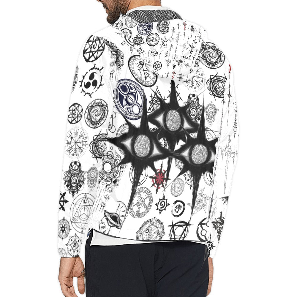 Mystical and Powerful Style  Hooded Windbreaker