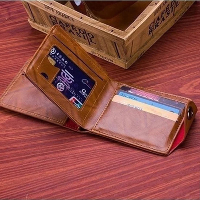 Men's Leather Dollar Price Wallet Clutch Credit Card Holder Billfold Money Purse