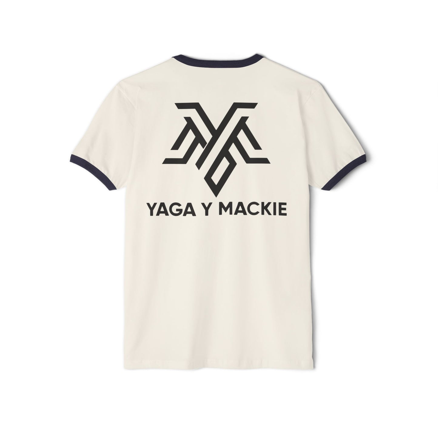 👕 Camiseta Unisex Estilo Ringer - Edición Especial Yaga & Mackie 🎶