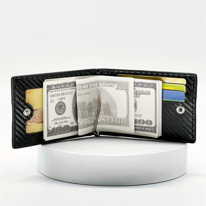 Slim and Stylish Men's Money Clip Wallet