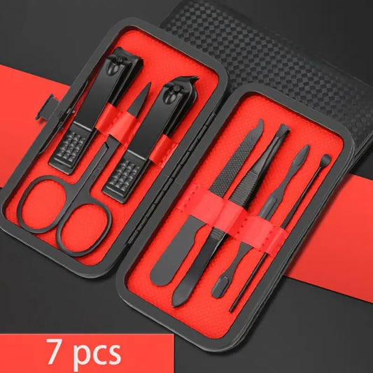 Professional Nail Tools  7-in-1 Manicure Set Nail Care Cutter Unisex Tool Kit