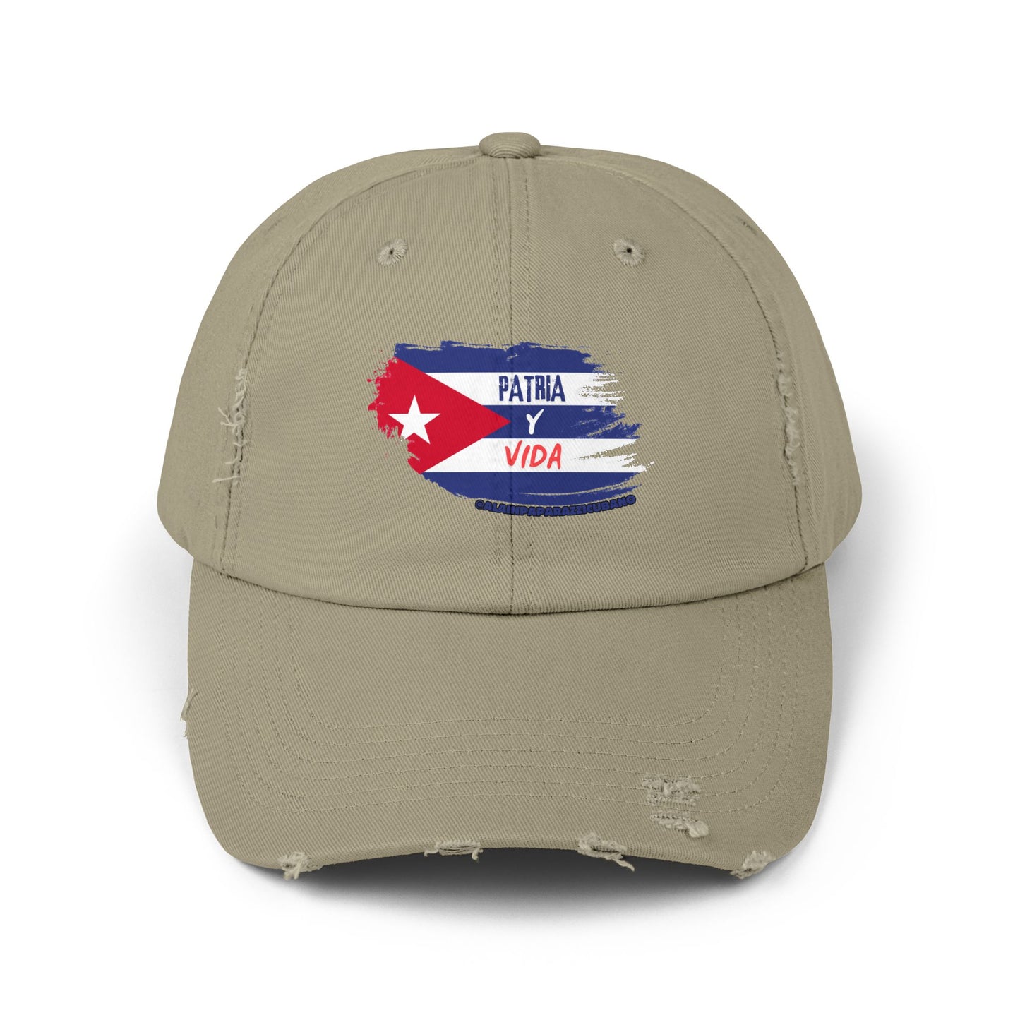 🧢 Gorra Distressed de Alain Paparazzi Cubano 🧢