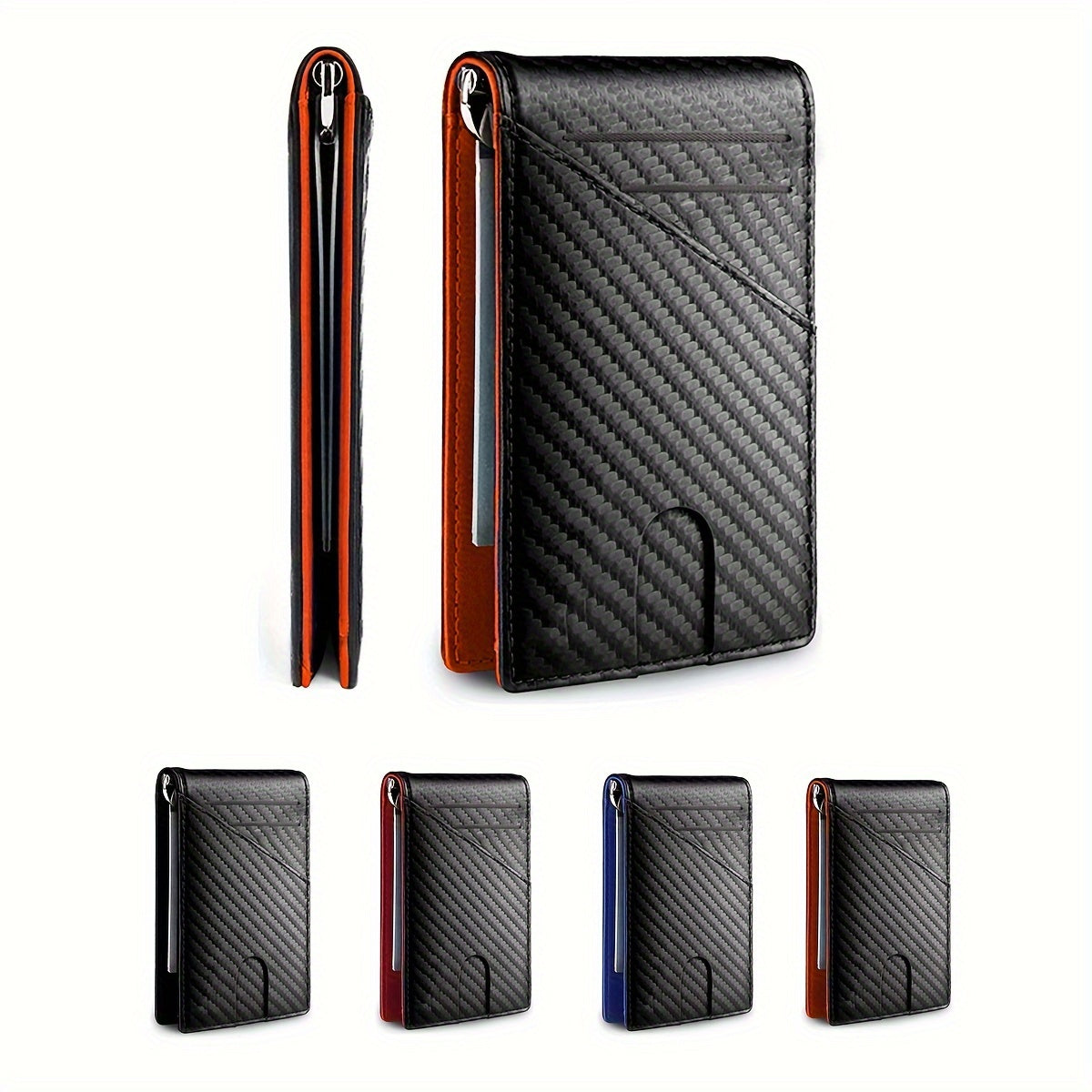 Slim and Stylish Men's Money Clip Wallet