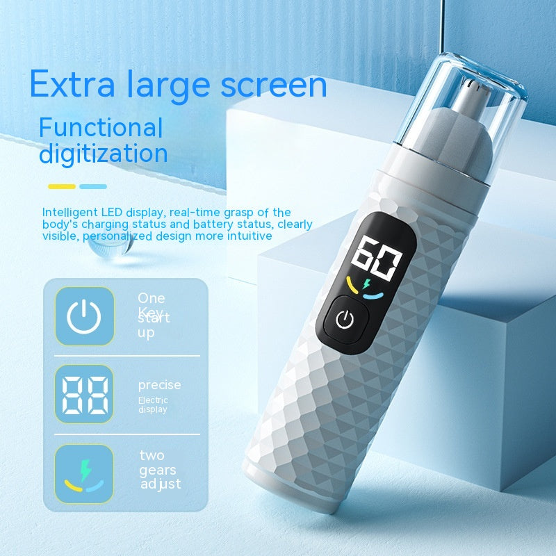 Electric Rechargeable Nose Hair Trimmer for Men - Effective Nose Cleaning Solution