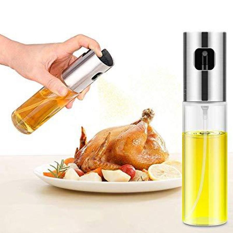 Stainless Steel Olive Oil Sprayer Precision & Convenience for Cooking & Grilling