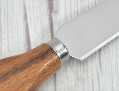 6-Piece Stainless Steel & Acacia Wood Cheese Knife Set  The Perfect Gift for Cheese Lovers