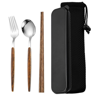 Portable Stainless Steel Cutlery Set Elegant, Durable & Travel-Friendly