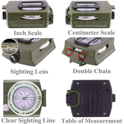 Waterproof Outdoor Compass for Hiking Camping and Orienteering Perfect Navigation Tool for Scout Kids