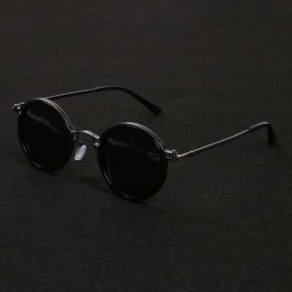 Retro Round Frame Sunglasses - Classic Unisex Design