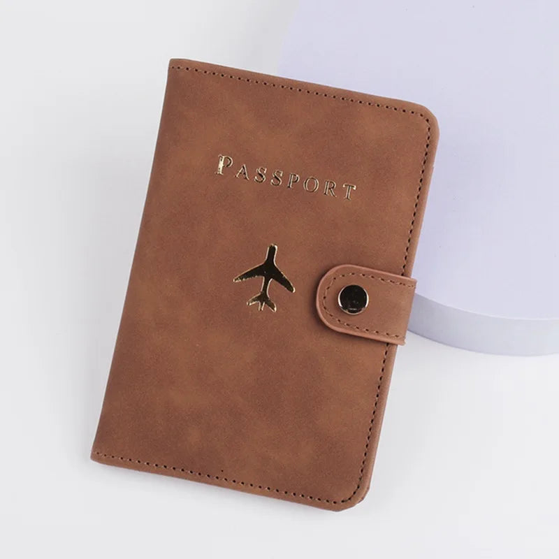 Leather Passport Holder Covers Case Waterproof Travel Credit Card Wallet Cute Passport Book for Women/Men Passport Cover