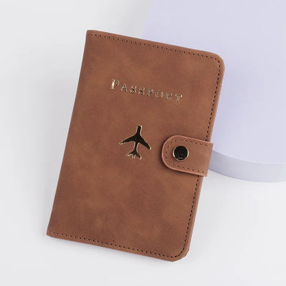 Leather Passport Holder Covers Case Waterproof Travel Credit Card Wallet Cute Passport Book for Women/Men Passport Cover