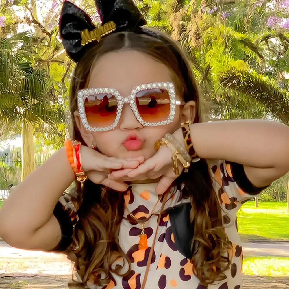 Crystal Children Sunglasses - Trendy Retro Fashion