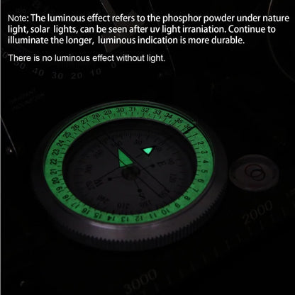 Outdoor Survival Military Compass Digital Navigation Gadget for Camping Hiking Geological Studies