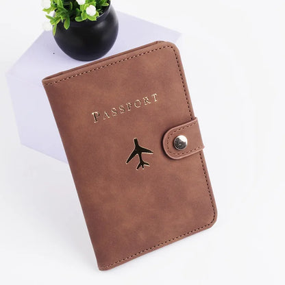 Leather Passport Holder Covers Case Waterproof Travel Credit Card Wallet Cute Passport Book for Women/Men Passport Cover