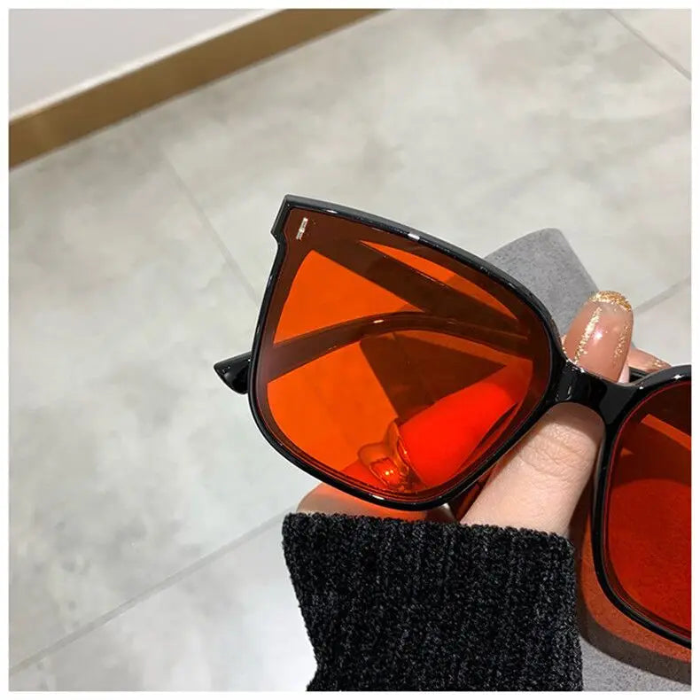 New Small Square Sunglasses - Retro Candy Colors for Women