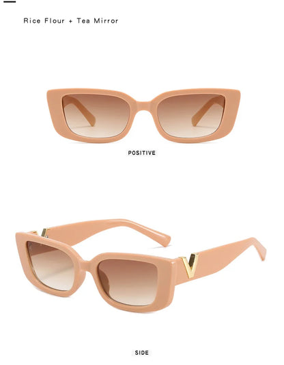 Retro Cool Small Frame Cat Eye Sunglasses - Luxury Fashion for Men and Women