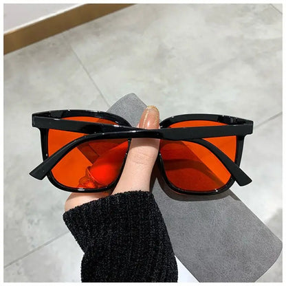 New Small Square Sunglasses - Retro Candy Colors for Women