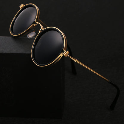 Retro Round Frame Sunglasses - Classic Unisex Design