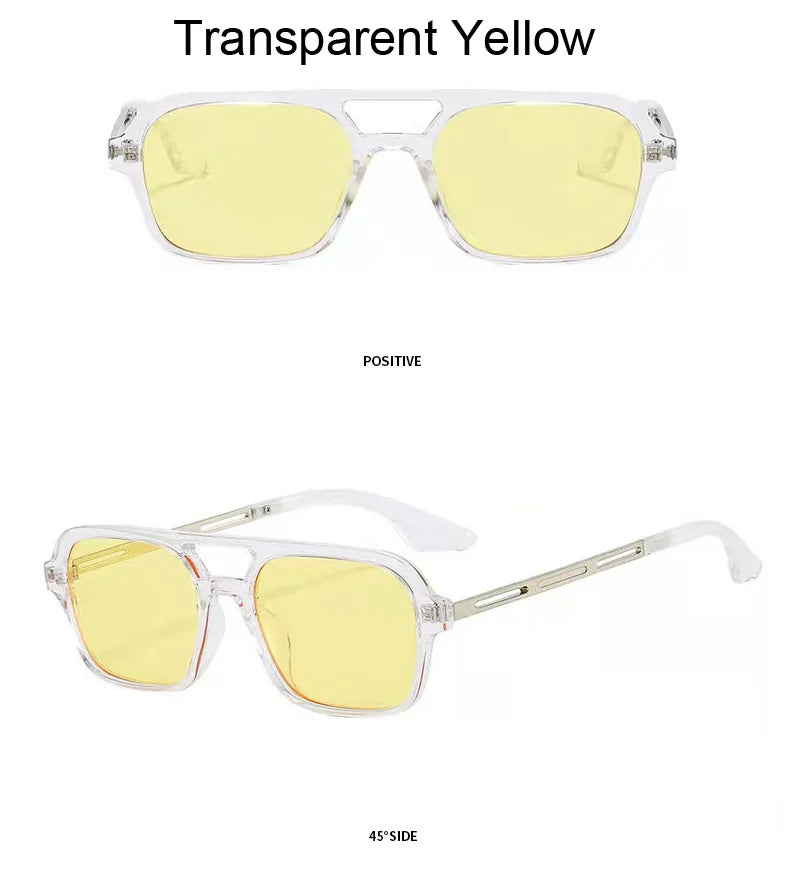 Rectangle Fashion Sunglasses for Women - Basic Classic Design