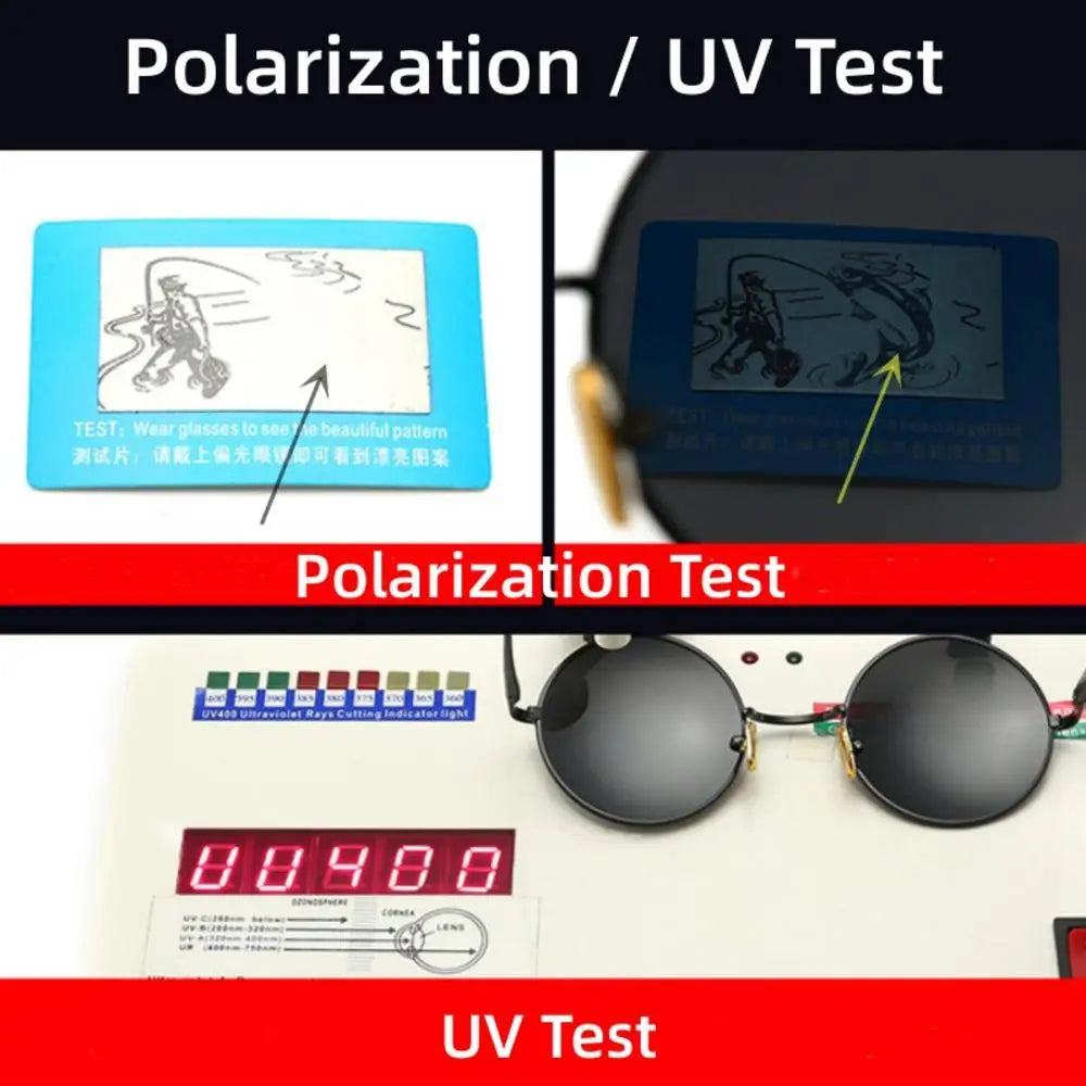 Retro Round Frame Sunglasses - Classic Unisex Design