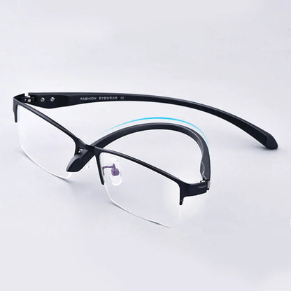 Magnifier Reading Glasses - Multifocal Smart Zoom Photochromic Metal Frame