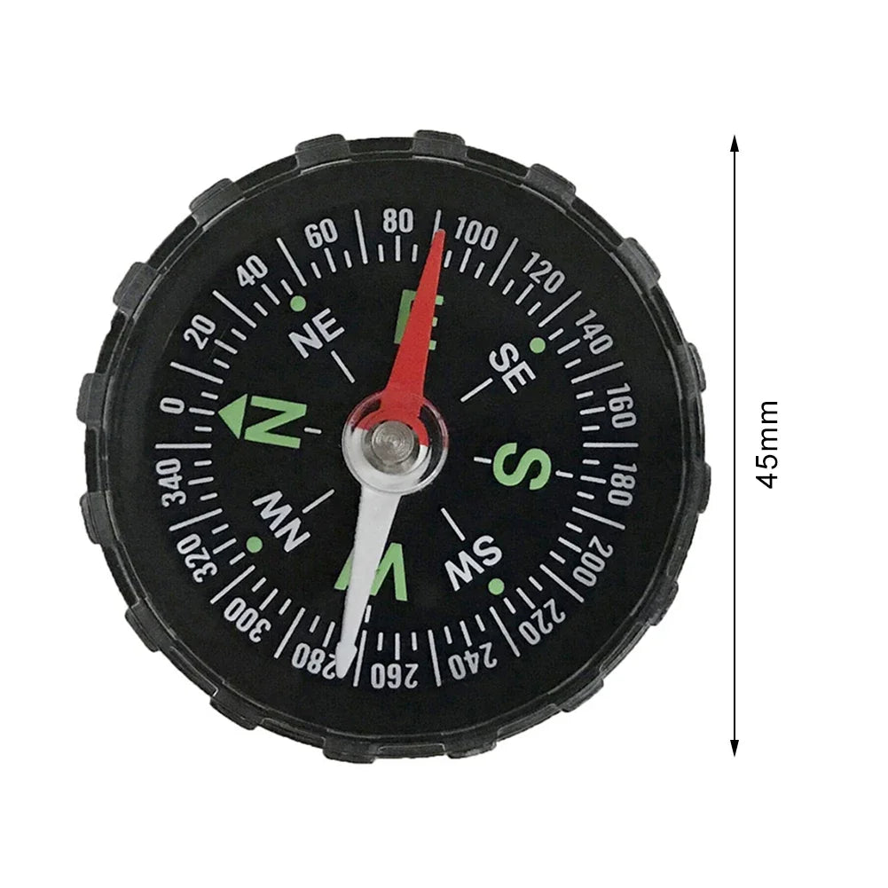 Portable 45mm Handheld Compass for Outdoor Sports Climbing Hiking Camping Navigation Emergency Survival Tool