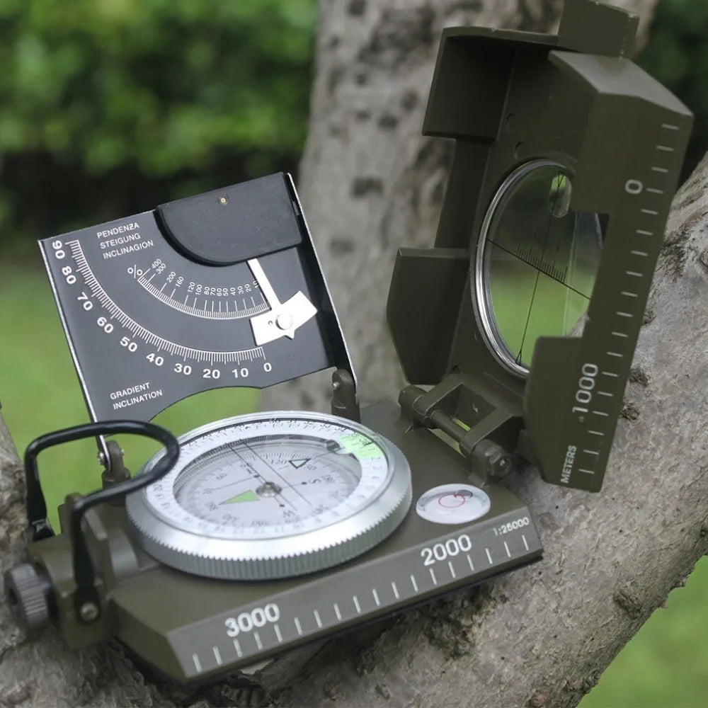 Outdoor Survival Military Compass Digital Navigation Gadget for Camping Hiking Geological Studies