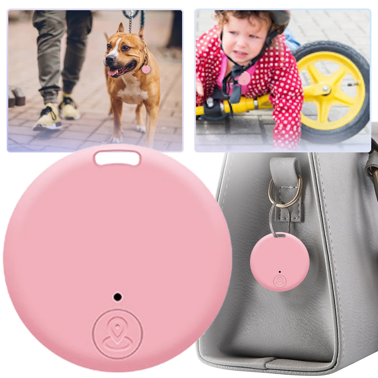 Mini Tracking Device Tag Key Child Finder Pet Tracker Location BT 5.0 Smart Anti-lost Alarm Accessory