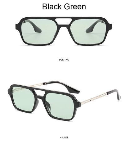 New Small Square Sunglasses - Retro Candy Colors for Women