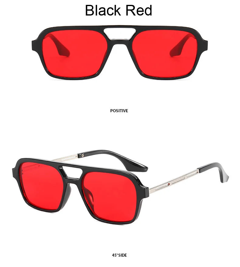 Rectangle Fashion Sunglasses for Women - Basic Classic Design