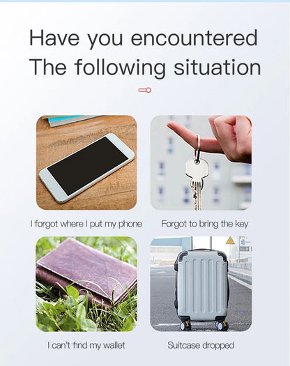 Mini Tracking Device Tag Key Child Finder Pet Tracker Location BT 5.0 Smart Anti-lost Alarm Accessory